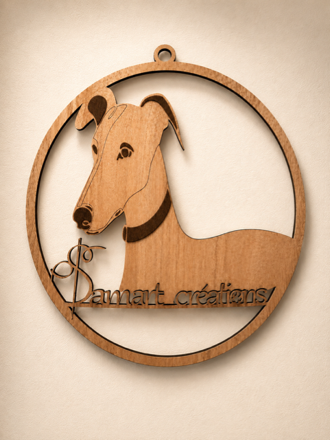 Portrait animal en bois